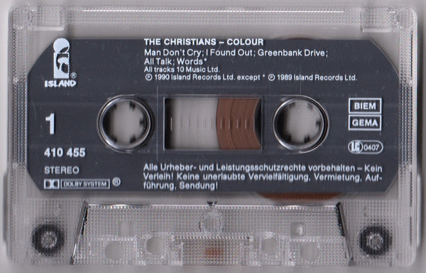 The Christians : Colour (Cass, Album)