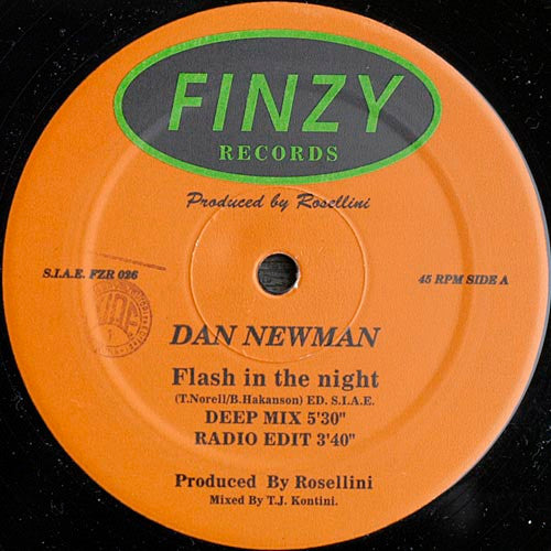 Dan Newman : Flash In The Night (12")