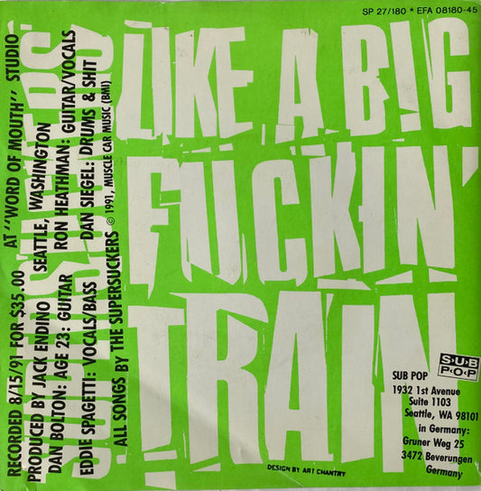 Supersuckers : ...Like A Big Fuckin' Train (7")
