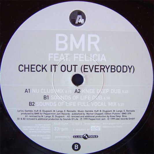 BMR Feat. Felicia Uwaje : Check It Out (Everybody) (12")