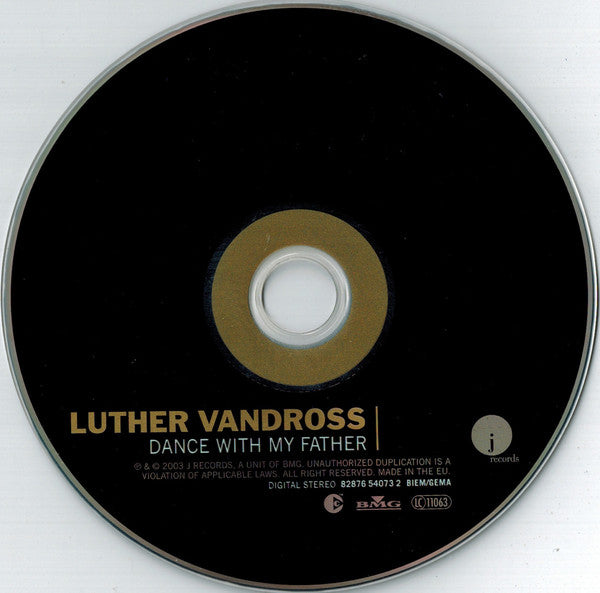 Luther Vandross : Dance With My Father (CD, Album, Copy Prot., Dig)