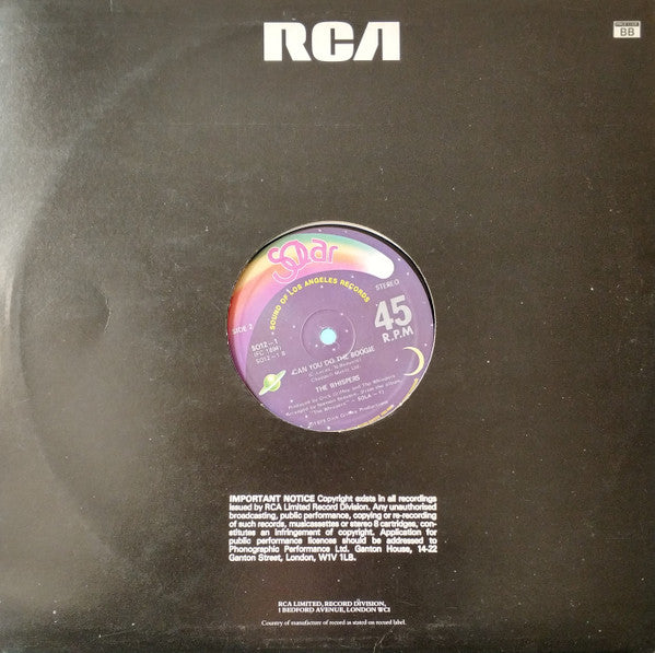 The Whispers : And The Beat Goes On (12")