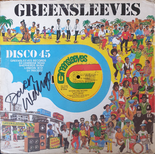 Dennis Walks / Billy Boyo : Roast Fish & Cornbread / Wicked She Wicked (12")