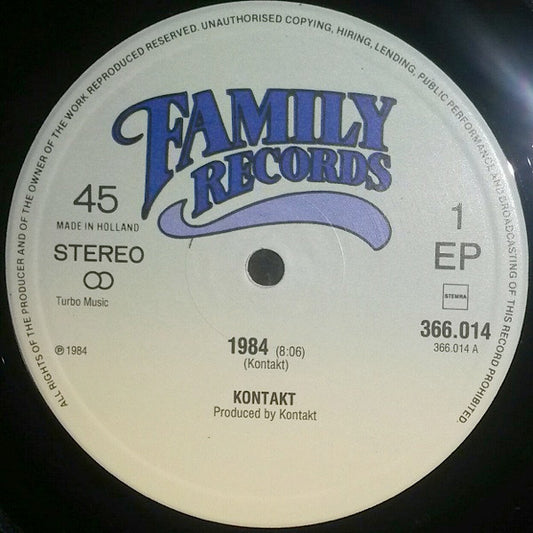 Kontakt (7) : 1984 (12", EP, Maxi)
