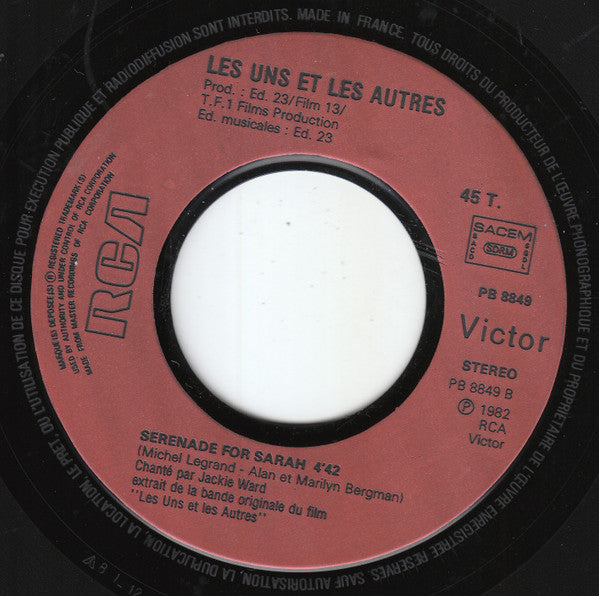 Francis Lai, Michel Legrand : Extraits De La Bande Originale Du Film Les Uns Et Les Autres (7", Single)