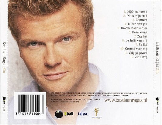 Bastiaan Ragas : Zin (CD, Album)