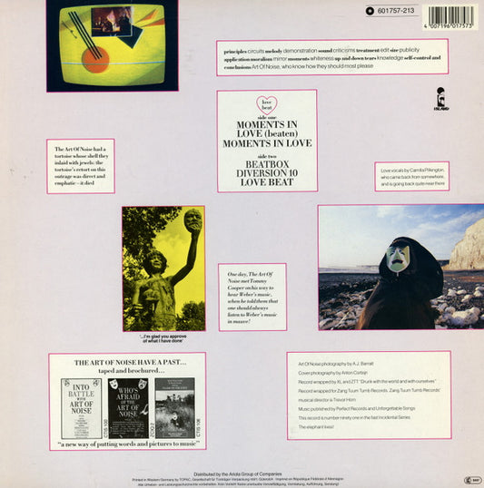The Art Of Noise : Moments In Love (12", Maxi)