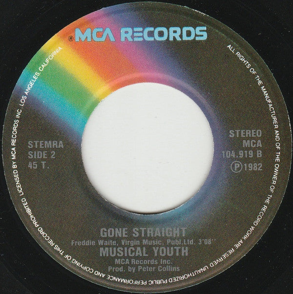 Musical Youth : Youth Of Today (7", Single)