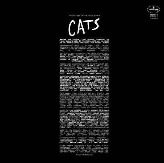 Andrew Lloyd Webber : Cats (Nederlandstalige Versie) (2xLP, Album)