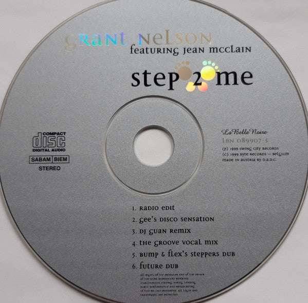 Grant Nelson Featuring Jean McClain : Step 2 Me (CD, Maxi)
