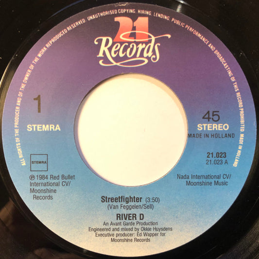 River D. : Street Fighter (7", Single)