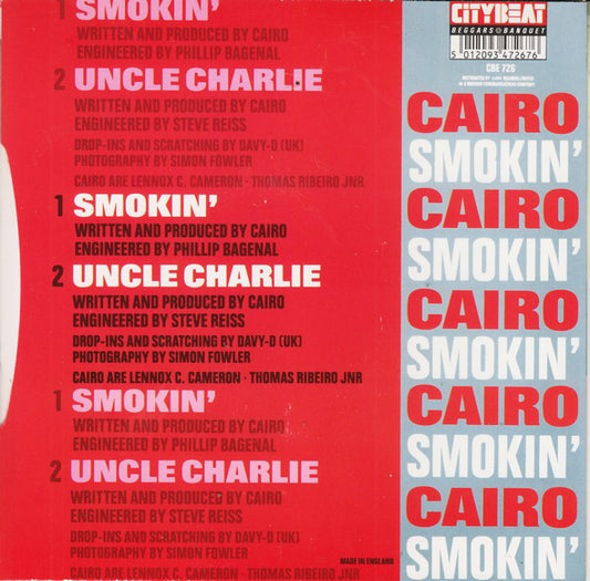 Cairo (2) : Smokin' (7", Single)