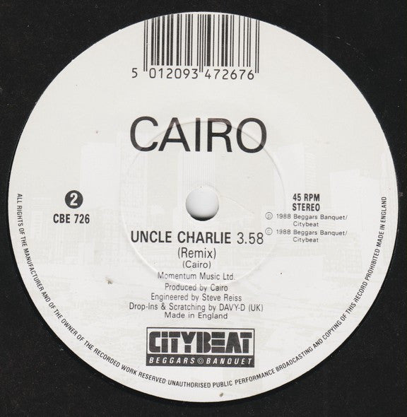 Cairo (2) : Smokin' (7", Single)