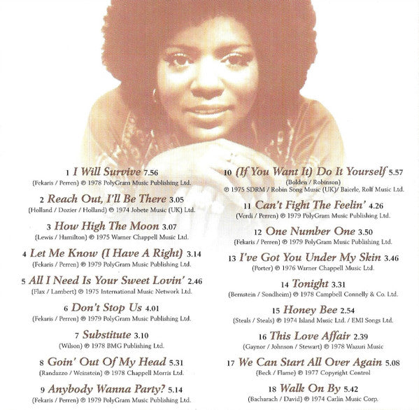 Gloria Gaynor : The Collection (CD, Comp, RE)
