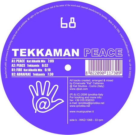 Tekkaman : Peace (12")