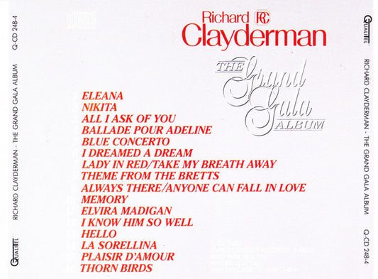 Richard Clayderman : The Grand Gala Album (CD, Comp)