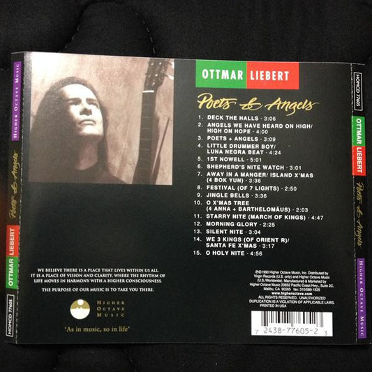 Ottmar Liebert : Poets & Angels (CD, Album)
