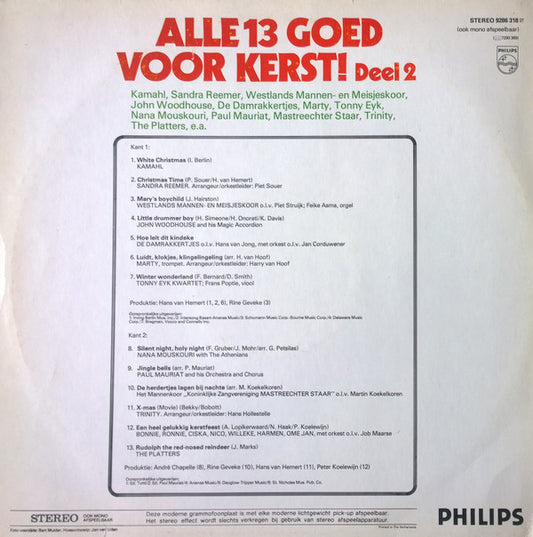 Various : Alle 13 Goed Voor Kerst! Deel 2 (LP, Comp)