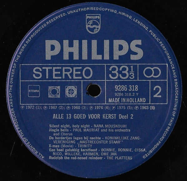 Various : Alle 13 Goed Voor Kerst! Deel 2 (LP, Comp)
