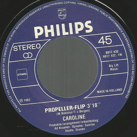 Caroline (26) : Propeller Flip (7", Single)
