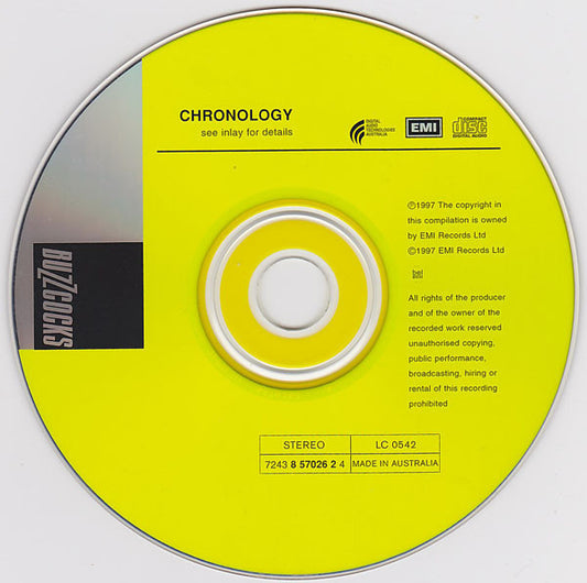 Buzzcocks : Chronology (CD, Comp)