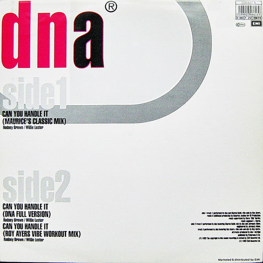 DNA Featuring Sharon Redd : Can You Handle It (12")
