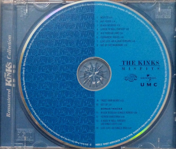 The Kinks : Misfits (CD, Album, RE, RM)