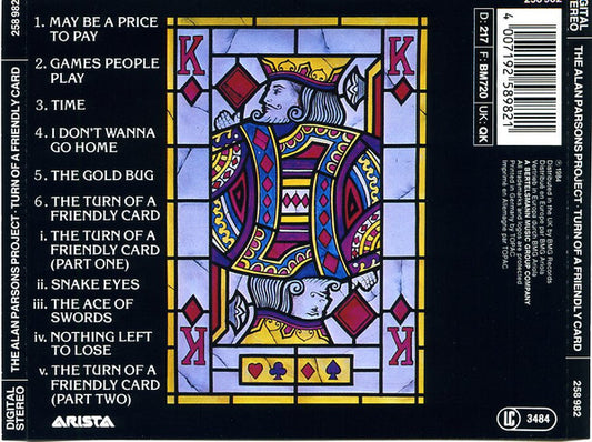 The Alan Parsons Project : The Turn Of A Friendly Card (CD, Album, RE)