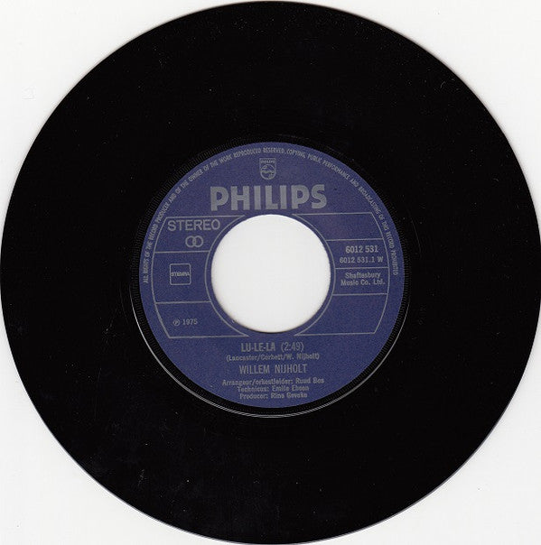 Willem Nijholt : Lu-Le-La (7")