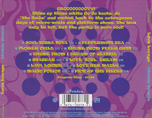 Atomic Groove (2) : Lava Lounge (CD, Album)