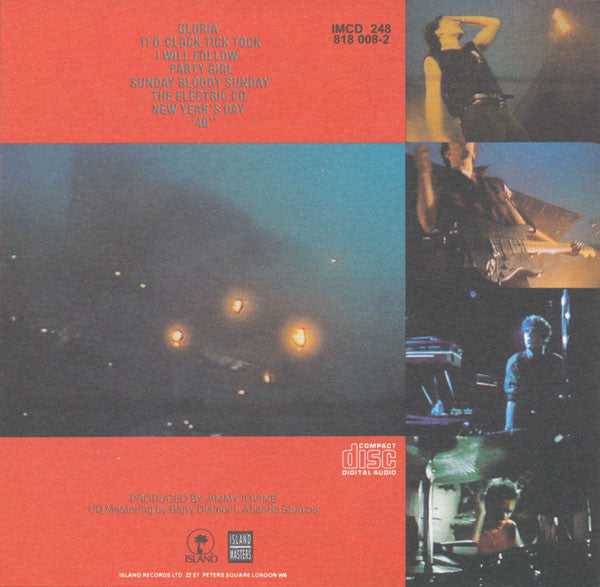 U2 : Live / Under A Blood Red Sky (CD, MiniAlbum, RE)