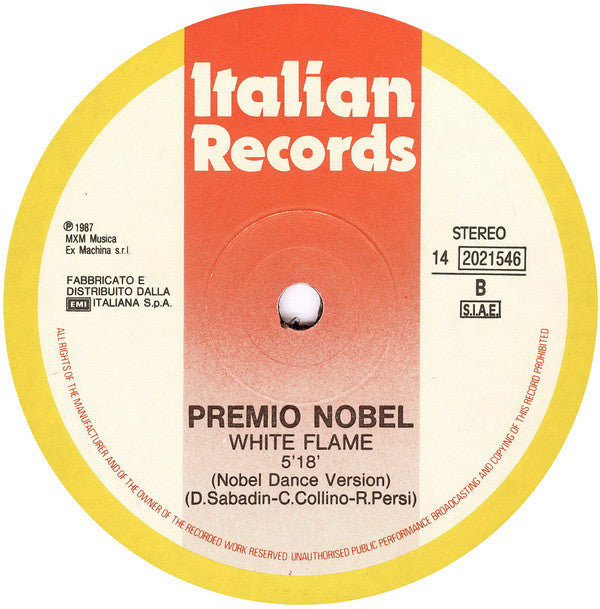 Premio Nobel : White Flame (12")