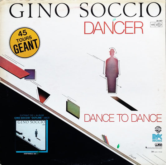 Gino Soccio : Dancer / Dance To Dance (12", Maxi)