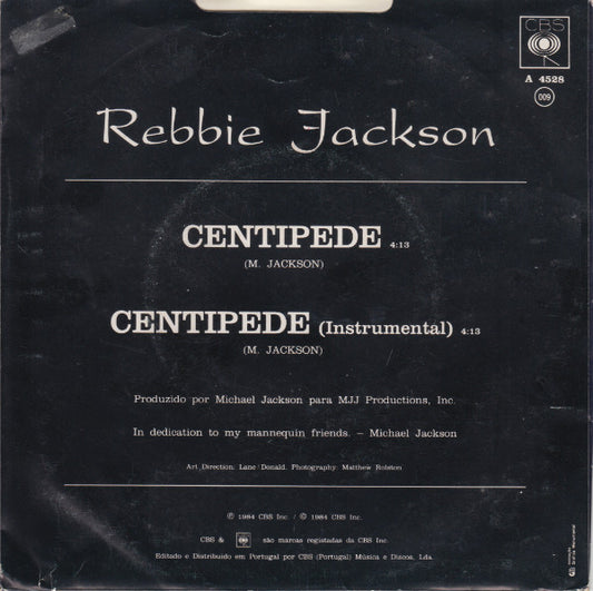 Rebbie Jackson : Centipede (7", Single)