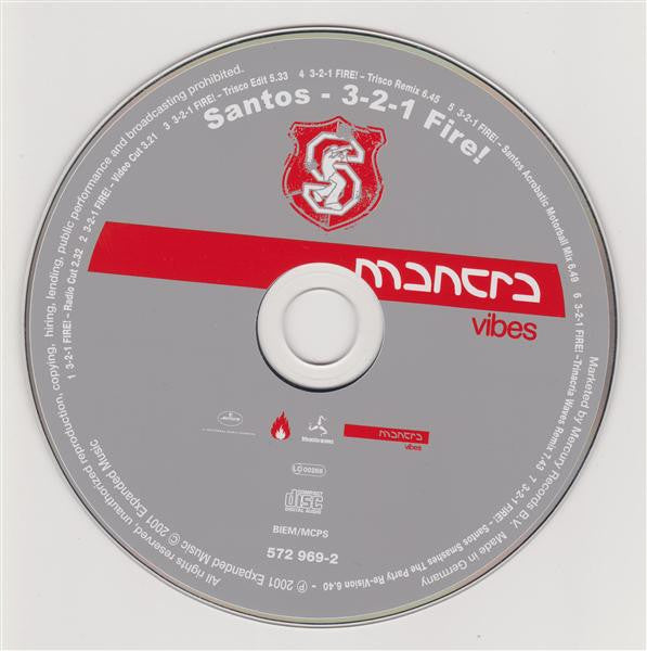 Santos : 3-2-1 Fire! (CD, Maxi)