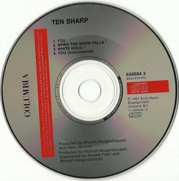 Ten Sharp : You (CD, Maxi)