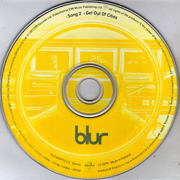 Blur : Song 2 (CD, Single)