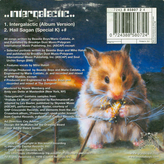 Beastie Boys : Intergalactic (CD, Single, Car)
