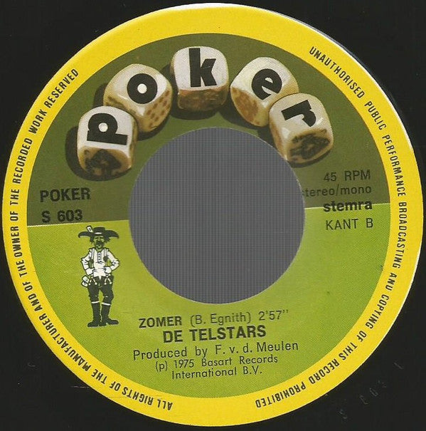 De Telstars : Hé, Fiedeldomdee (Lig Nait Te Soezen) (7", Single)