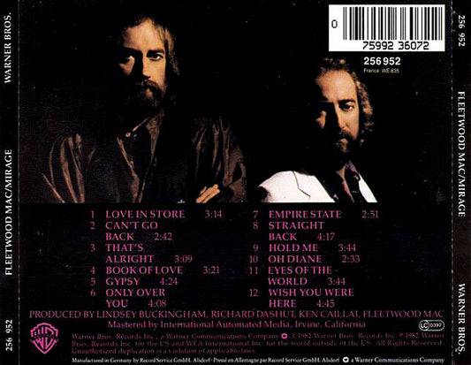 Fleetwood Mac : Mirage (CD, Album, RE)