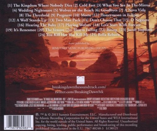 Carter Burwell : The Twilight Saga: Breaking Dawn - Part 1 (The Score) (CD, Album)