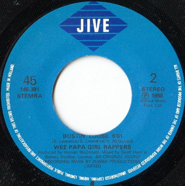 Wee Papa Girl Rappers : Faith (7", Single)