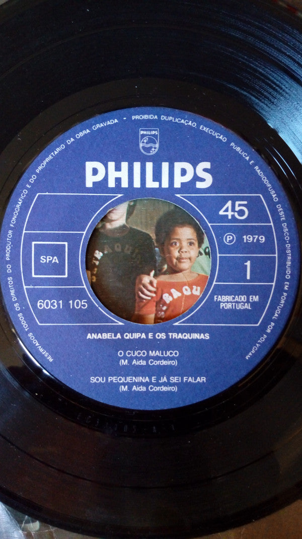 Anabela Quipa E Os Traquinas : O Cuco Maluco (7", EP)