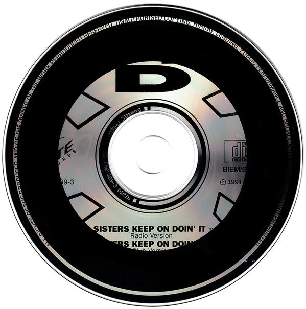 Dimples D : Sisters Keep On Doin' It (CD, Maxi)