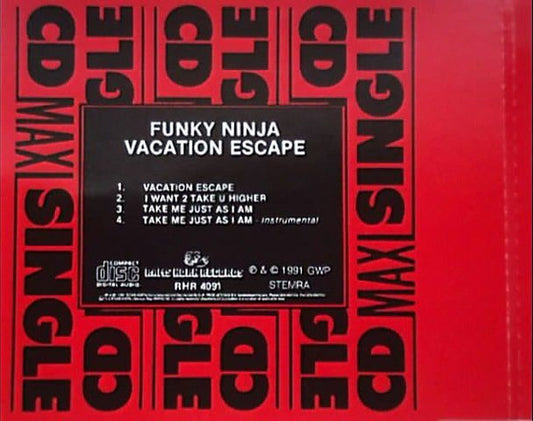 Funky Ninja : Vacation Escape (CD, Maxi)