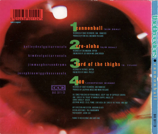 The Breeders : Cannonball (CD, Single, Dig)