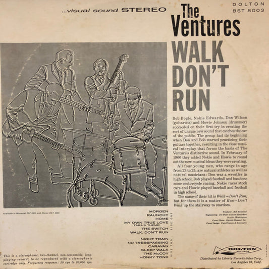 The Ventures : Walk Don't Run (LP, Album)