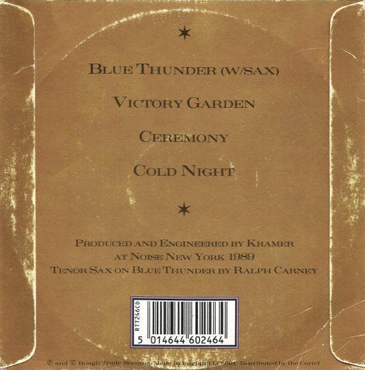 Galaxie 500 : Blue Thunder (CD, Single)