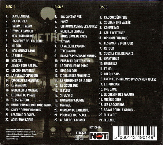 Edith Piaf : 65 Titres Originaux (3xCD, Comp)