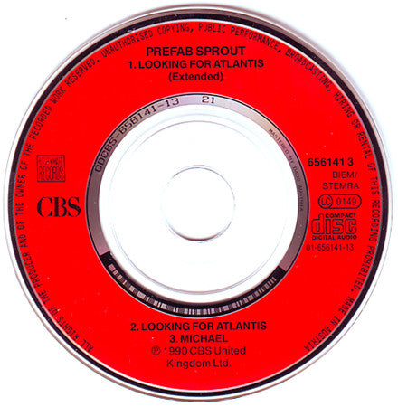 Prefab Sprout : Looking For Atlantis (CD, Mini, Maxi)